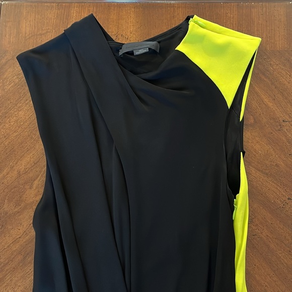 Alexander Wang Dress Black & Neon Yellow/Green Size 2 - Picture 6 of 15